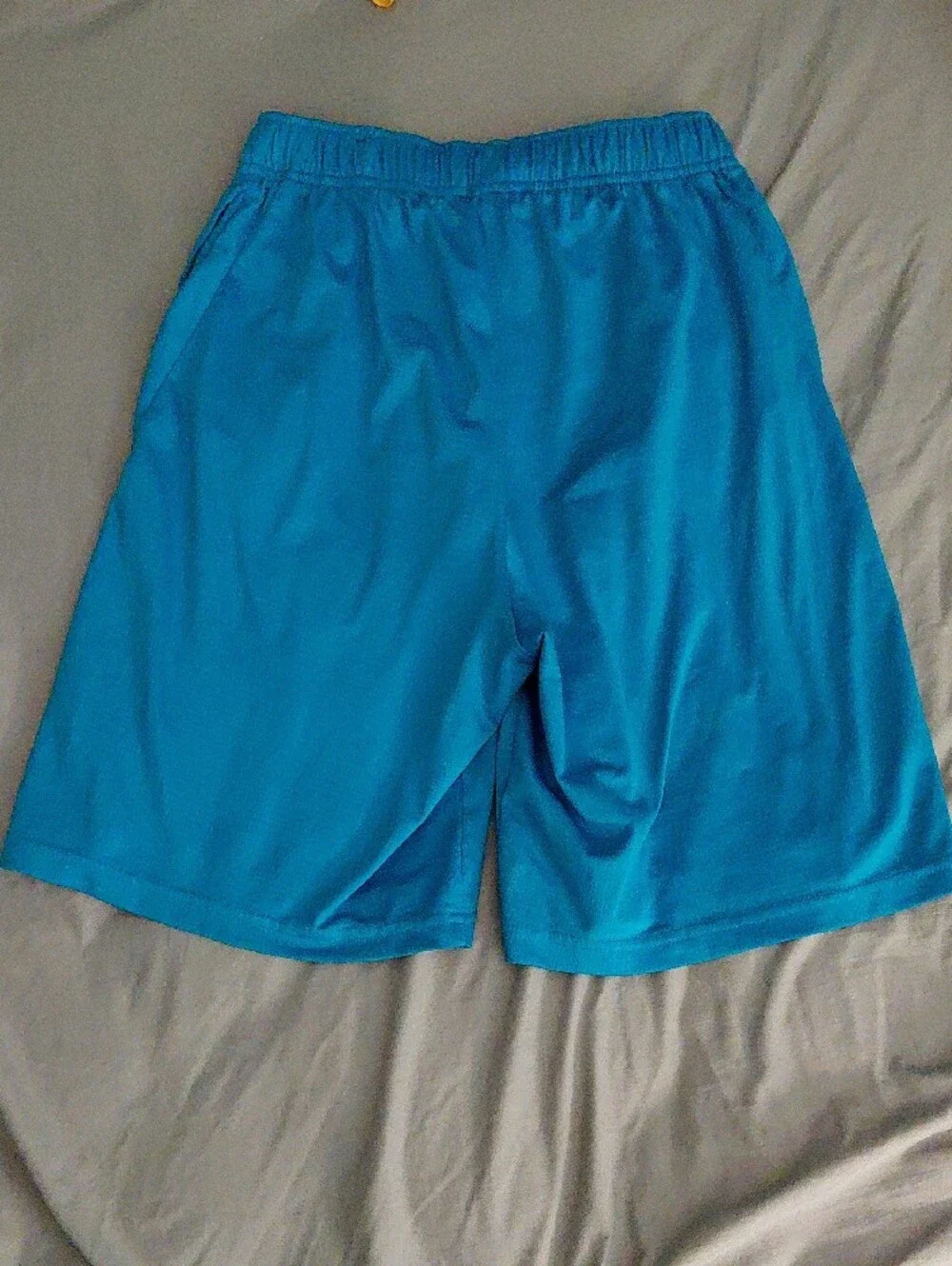 Nike Boys XL Blue Athletic Shorts with Dark Blue Side Panels
